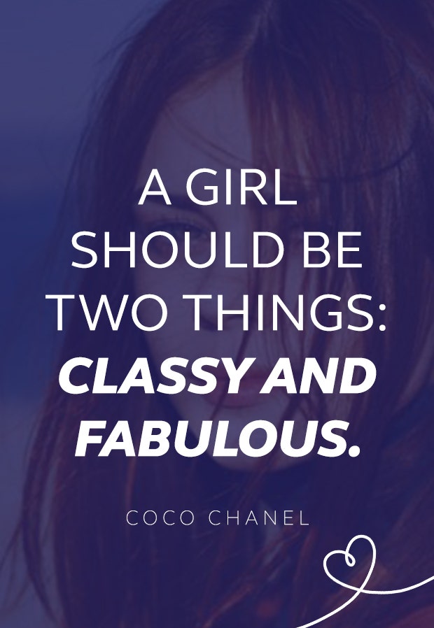 coco chanel quote Coco Chanel quote about women