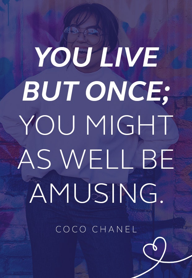 coco chanel quote Coco Chanel quote about confidence