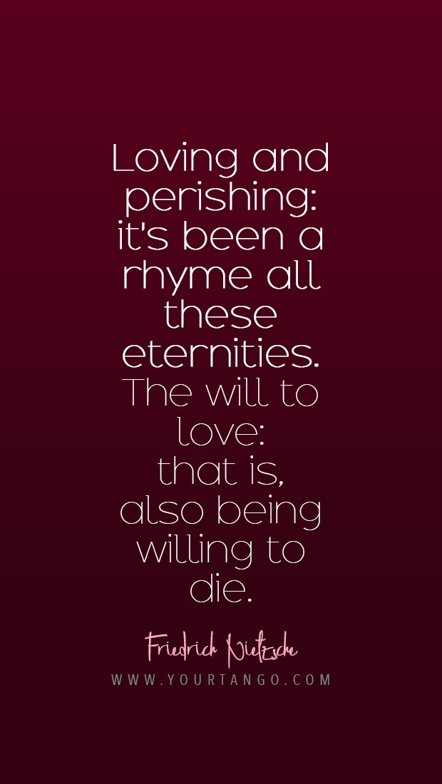 Friedrich Nietzsche quotes about love