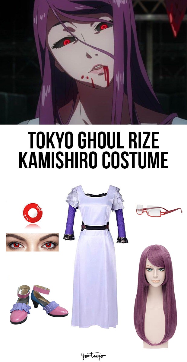 Rize Kamishiro Purple Dress Halloween Costume