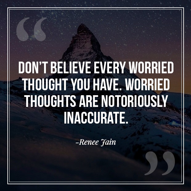 Renee Jain anxiety quotes