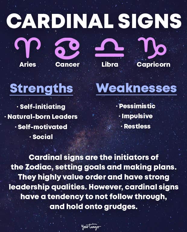 cardinal signs astrology cardinal signs astrology