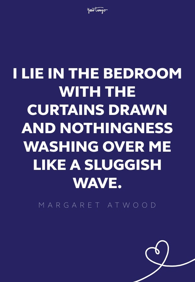 margaret atwood depression quote