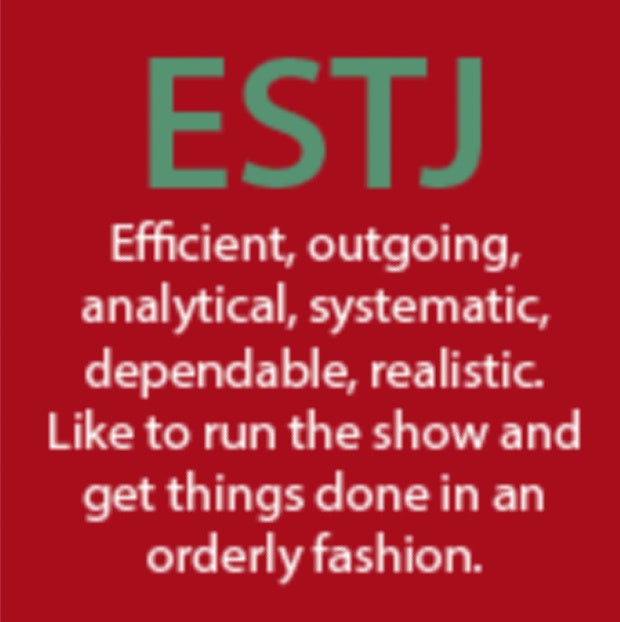 ESTJ personality type ESTJ personality type