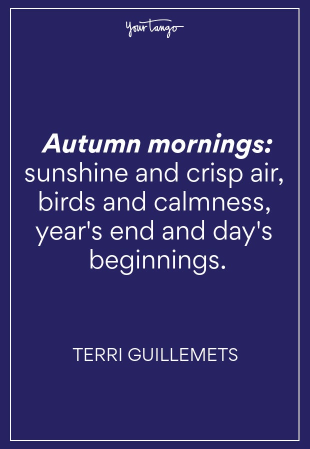 Terri Guillemets Fall Quote
