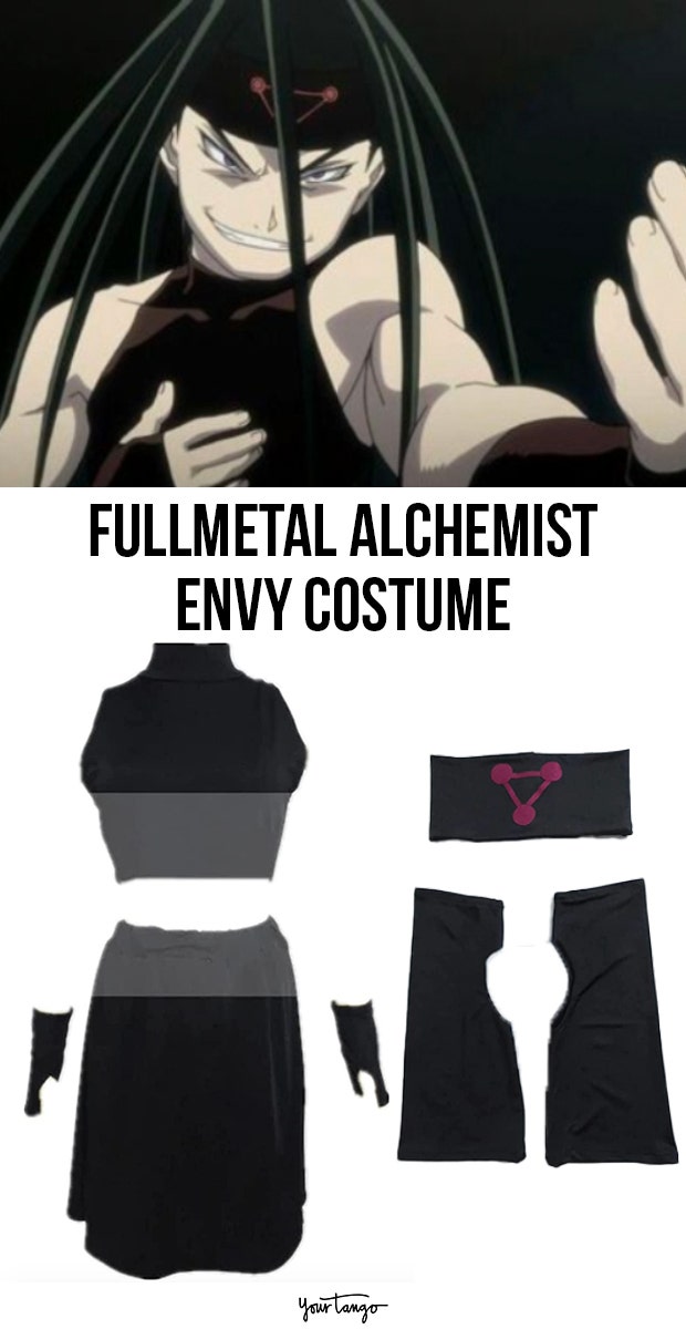 Envy Fullmetal Alchemist Black Halloween Costume