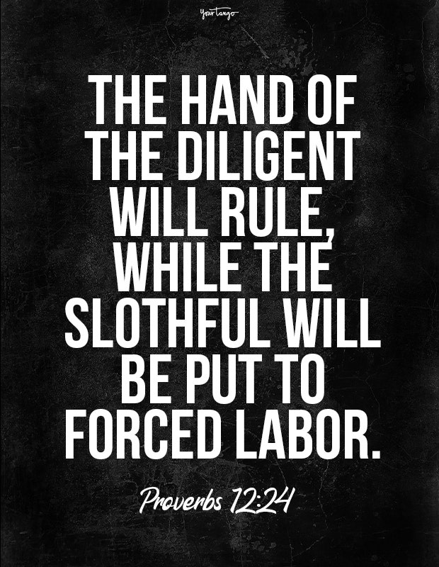 Proverbs 12:24 hard work quote