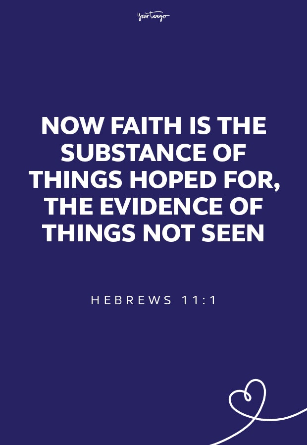 Hebrews 11:1 short bible quotes