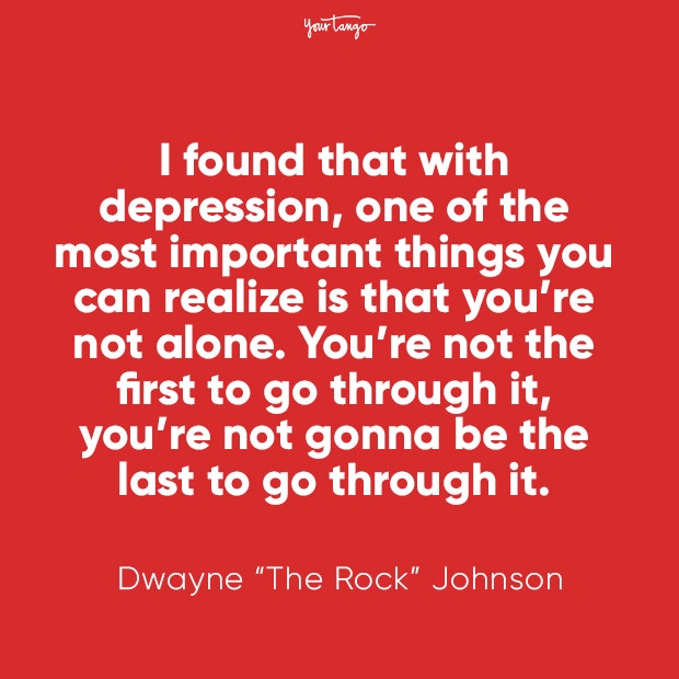 mental health quote Dwayne The Rock Johnson mental health quote