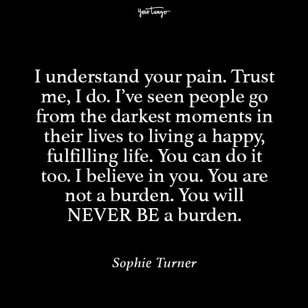 mental health quote Sophie Turner mental health quote