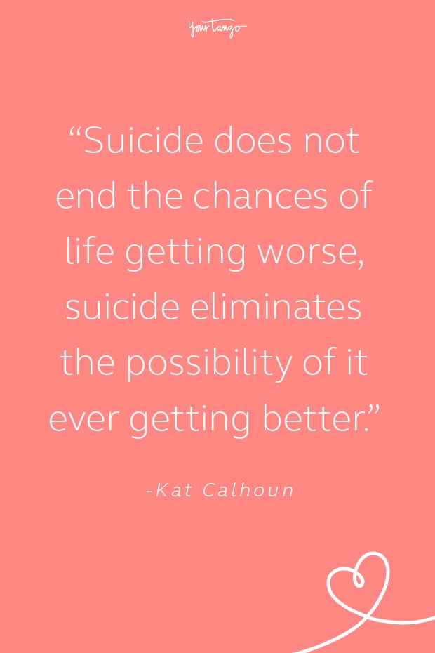 Kat Calhoun Suicide Prevention Quote Kat Calhoun Suicide Prevention Quote
