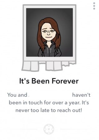 snapchat it's been forever charm