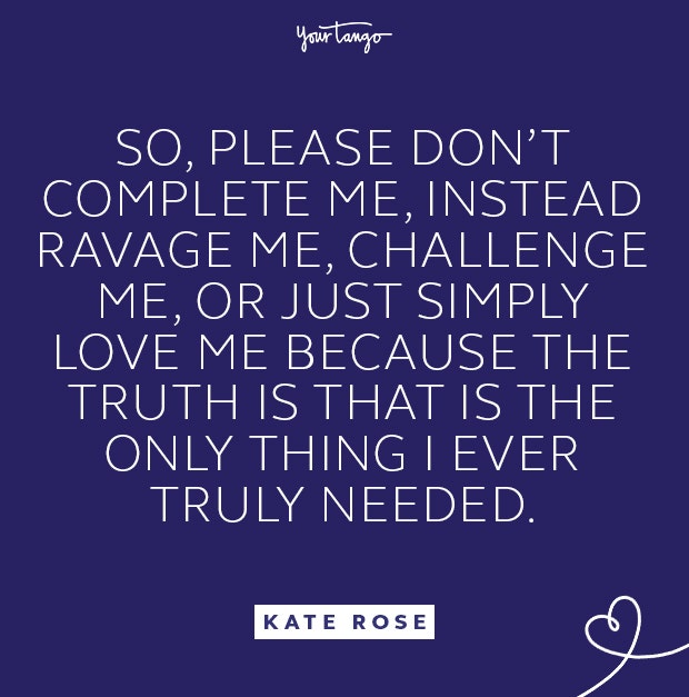 kate rose complete me quote