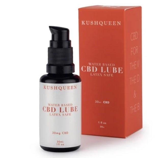 kush queen cbd lube for Valentine's Day kush queen cbd lube