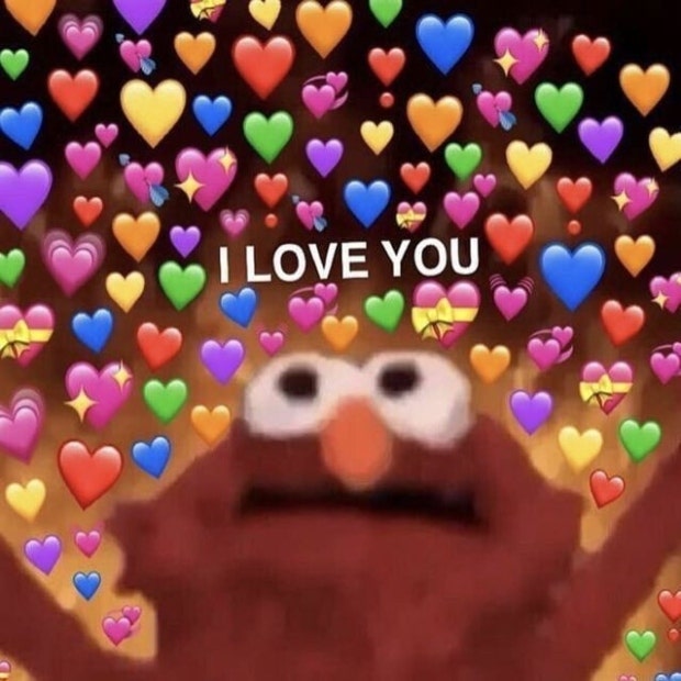 love meme elmo