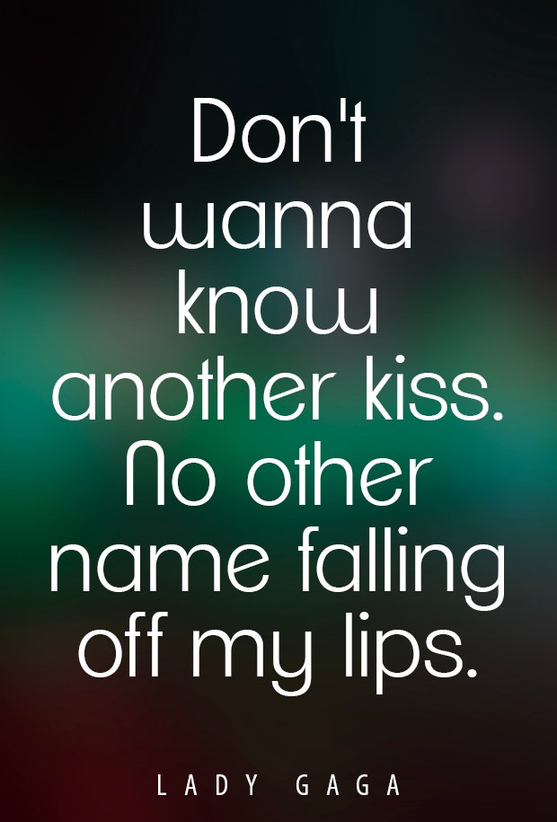 lady gaga i'll never love again love song lyrics