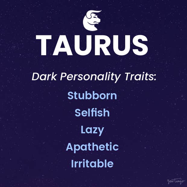 taurus dark side traits taurus dark side traits