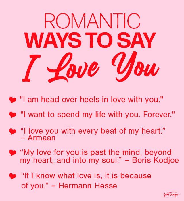 romantic ways to say i love you romantic ways to say i love you