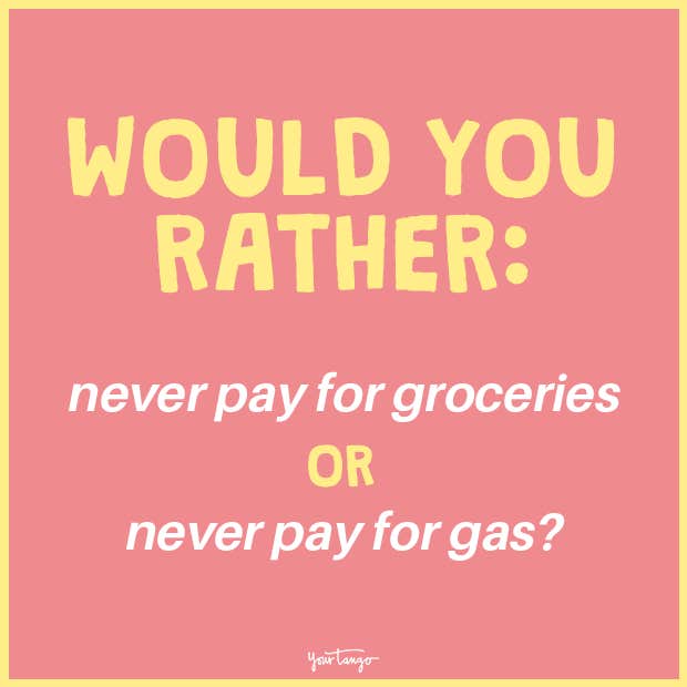 would you rather question would you rather question
