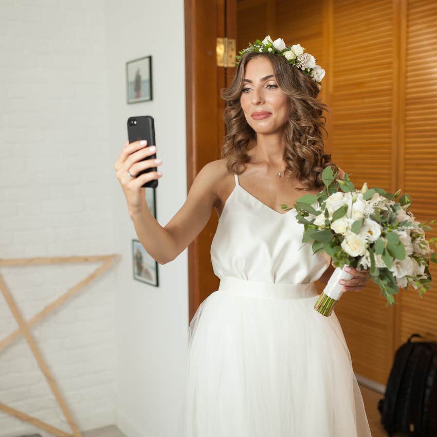 bride films video for injured mom who couldn't go to wedding