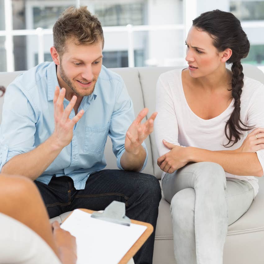 pregnant woman can't look at husband the same after she finds out about a bet when they first met