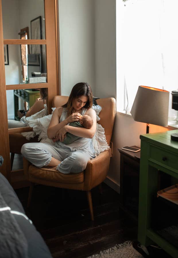 new mom's sister tells her she's not a real mother or wife because her husband helps