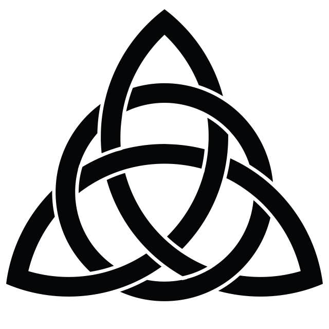 triangle symbolism celtic knot