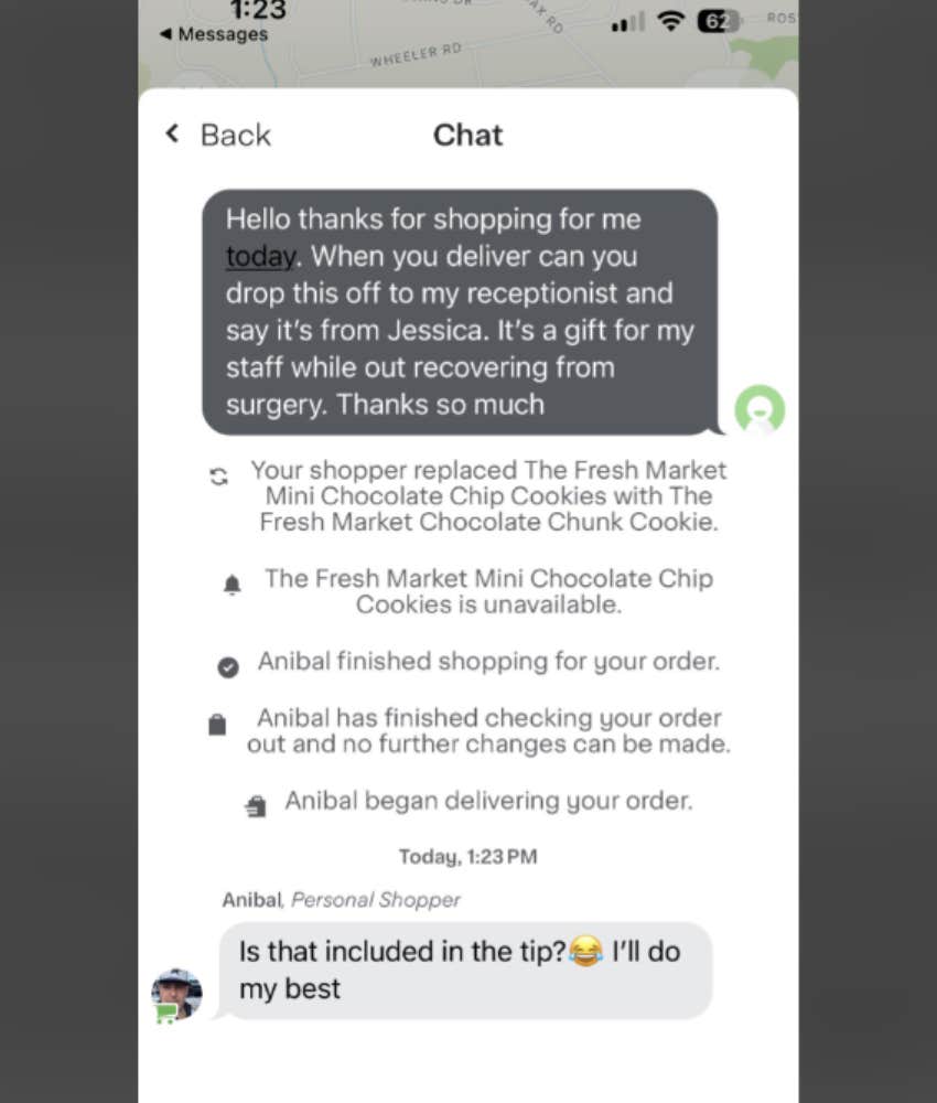 Instacart Shopper Makes Fun Of Customer's 20% Tip