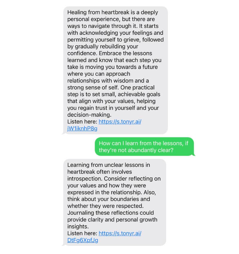 We Asked Tony Robbins' AI 8 Honest Questions